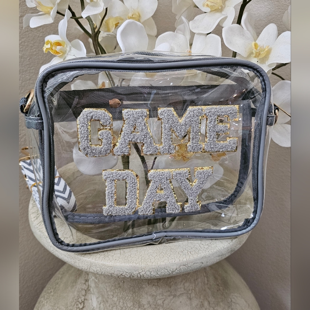 Clear 'Game Day' Stadium Approved Crossbody Bag NWOT